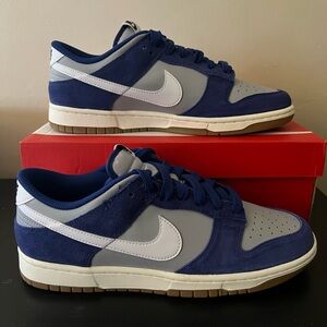 Nike Dunk Low Retro SE Sneakers Wolf Grey/Royal Blue IB6399-003 Men’s Size 11.5